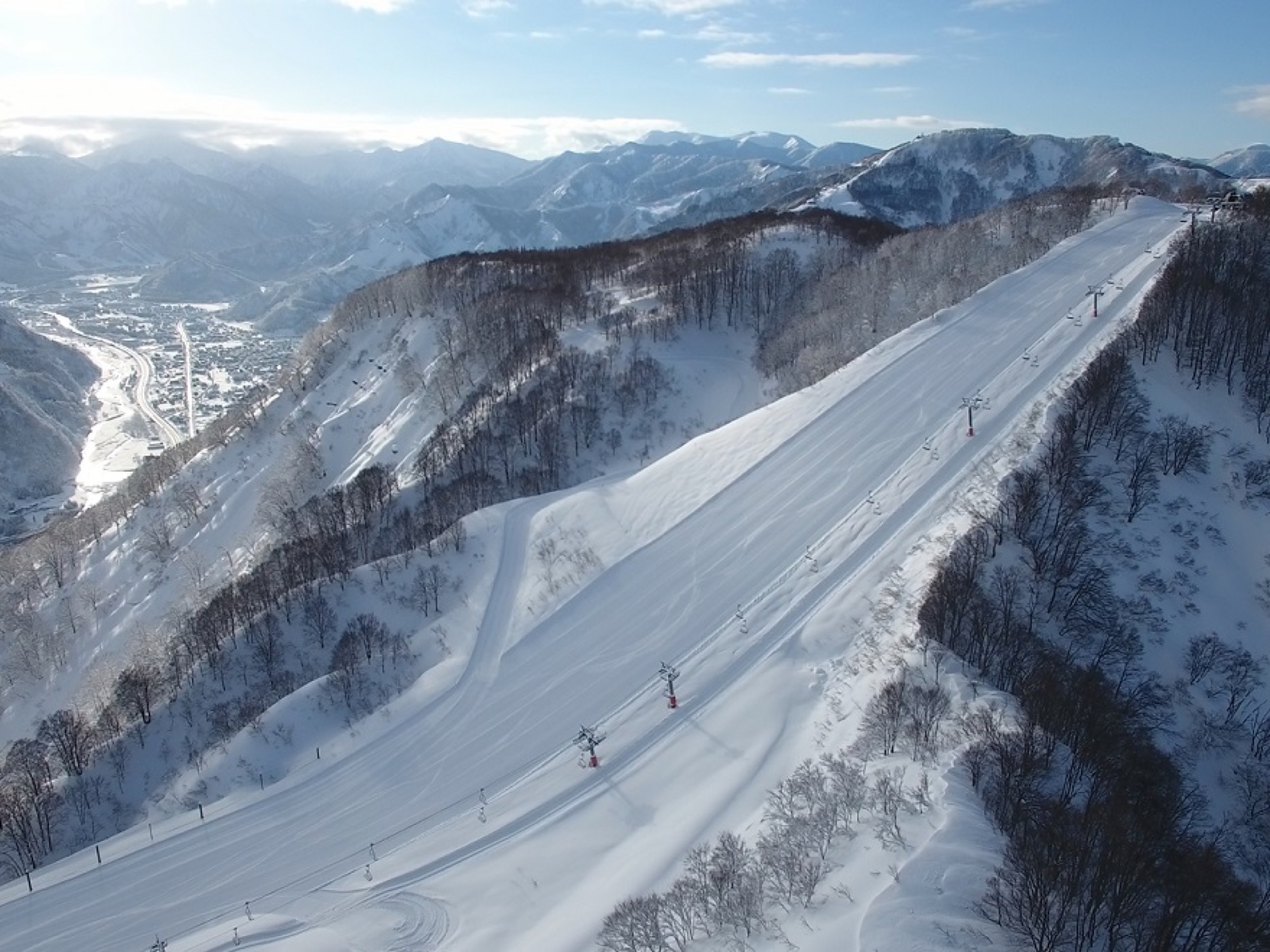 石打丸山雪景